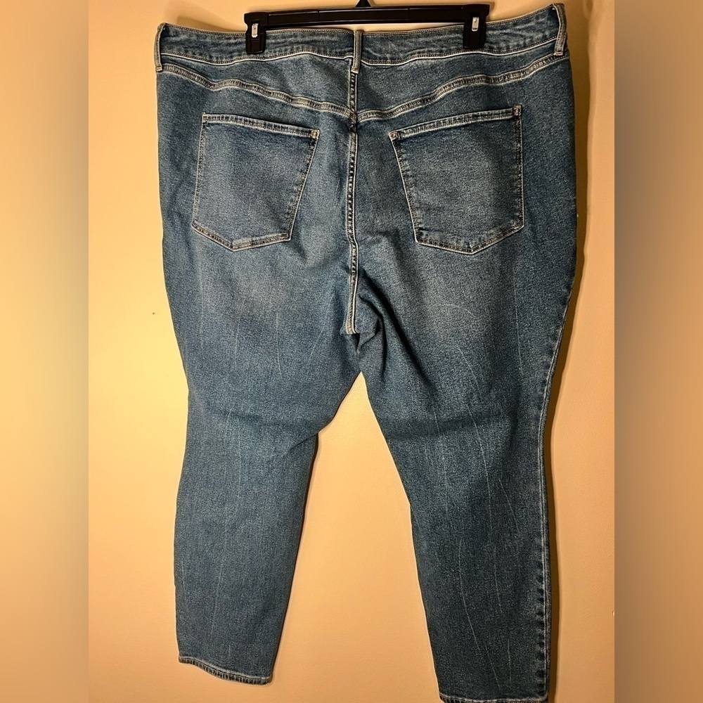Old navy rockstar super skinny jeans plus size 28 NWT